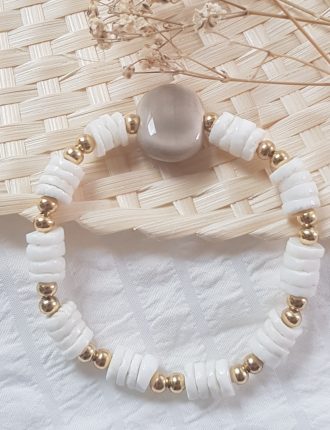 Bracelet perle céramique